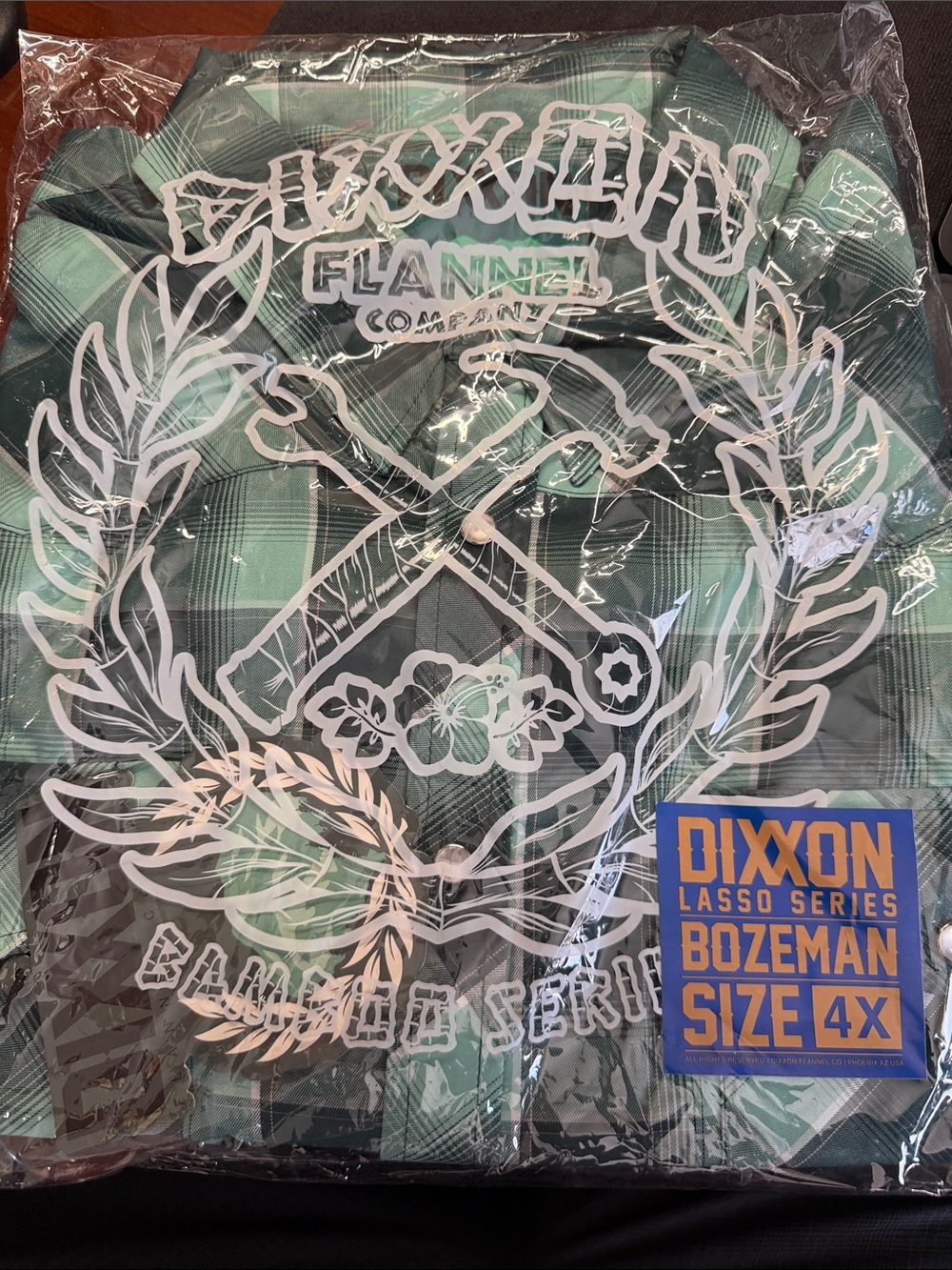DIXXON Green Plaid Flannel Shirt